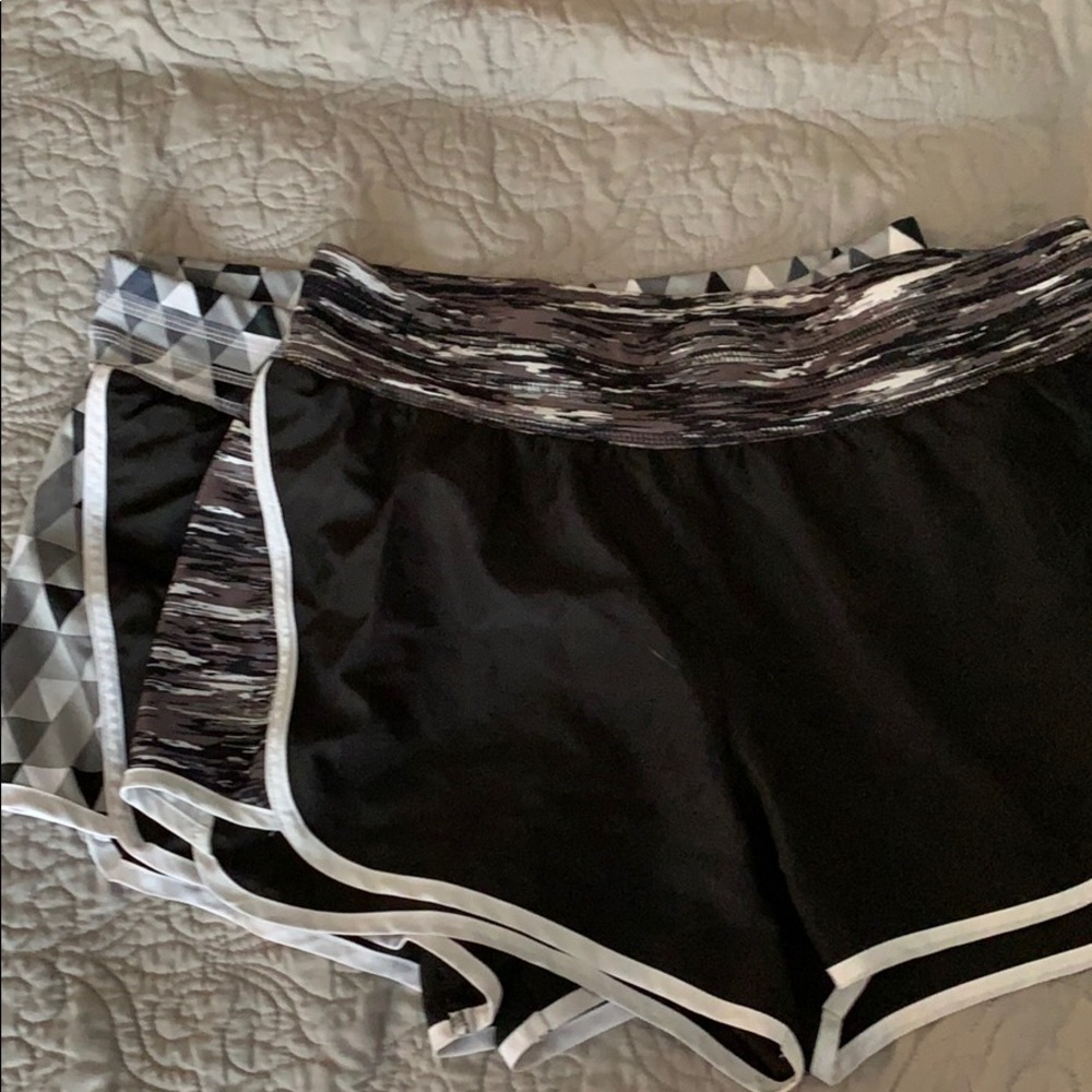 Tek Gear lined running shorts-2pairs- M